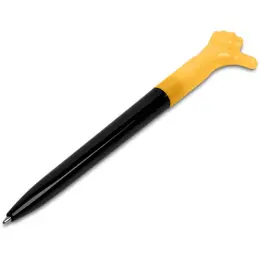 Altitude Fanflare Ball Pen Black Yellow Thumb